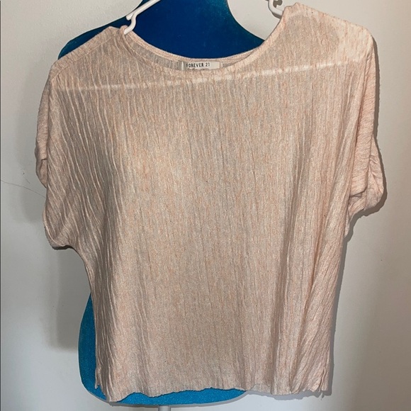 Forever 21 Light Pink/peach Blouse - Picture 1 of 4
